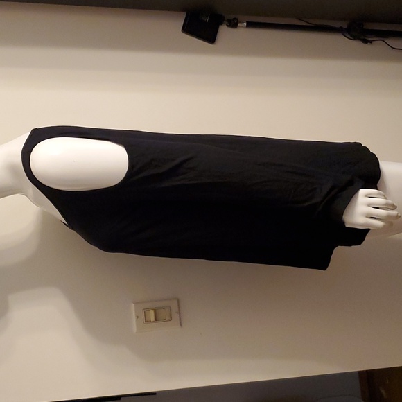 Blue Sky Cold Shoulder Bamboo Top - Picture 3 of 4